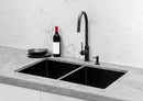 Meir Round Piccola Pull Out Kitchen Mixer Tap - Matte Black