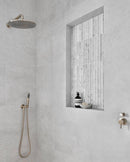 Meir Round Shower Rose 300mm - PVD Brushed Nickel