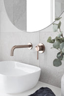 Meir Universal Round Curved Spout - Champagne