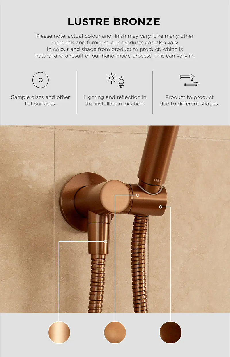 Meir Round Piccola Pull Out Kitchen Mixer Tap - Lustre Bronze