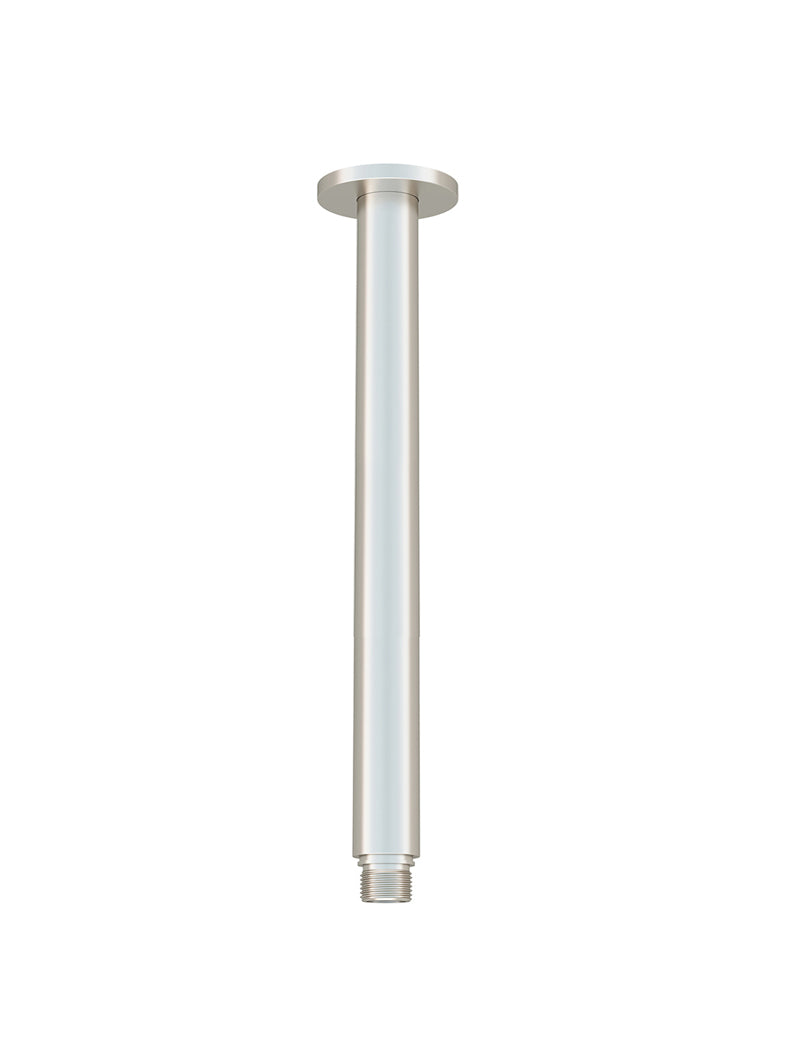 Meir Round Ceiling Shower Arm 300mm - PVD Brushed Nickel
