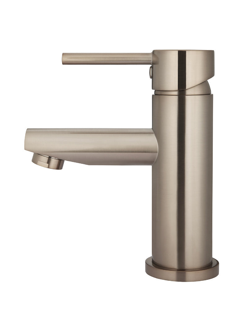 Meir Round Basin Mixer - Champagne