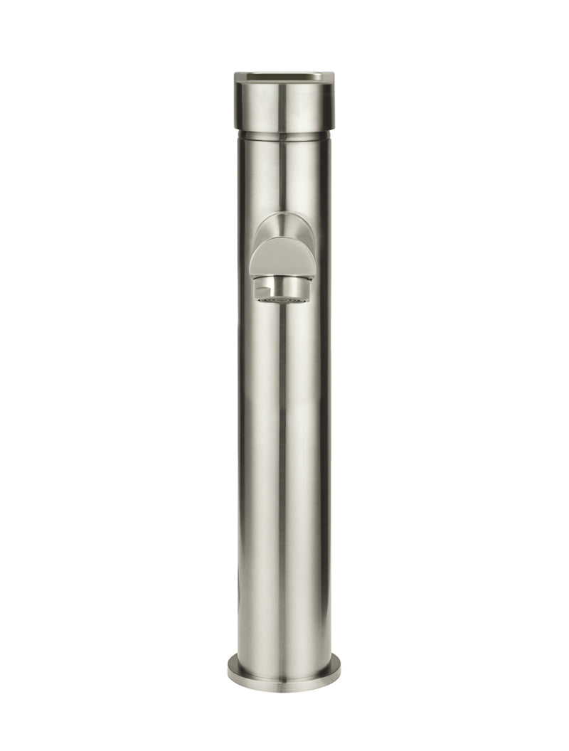 Meir Round Paddle Tall Basin Mixer - PVD Brushed Nickel