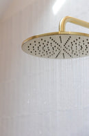 Meir Round Shower Rose 300mm - PVD Tiger Bronze