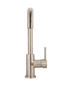 Round Kitchen Mixer Tap - Champagne