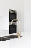 Round Kitchen Mixer Tap - PVD Brushed Nickel