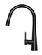 Meir Round Pull Out Kitchen Mixer Tap - Matte Black