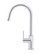 Meir Round Piccola Pull Out Kitchen Mixer Tap - Polished Chrome