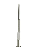Meir Round Paddle Piccola Pull Out Kitchen Mixer Tap - PVD Brushed Nickel