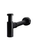 Meir Round Bottle Trap for 32mm basin waste and 40mm outlet - Matte Black