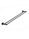 Meir Round Double Towel Rail 900mm - Matte Black