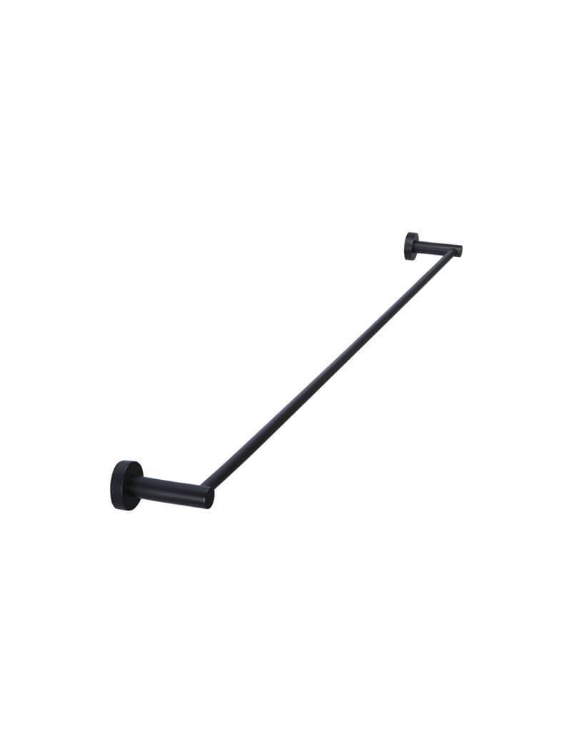 Meir Round Single Towel Rail 900mm - Matte Black