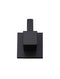 Square Robe Hook - Matte Black