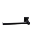 Square Guest Towel Rail - Matte Black