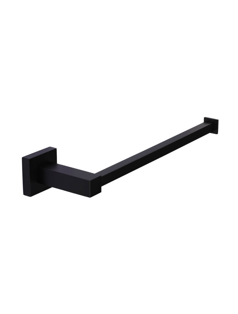 Square Guest Towel Rail - Matte Black