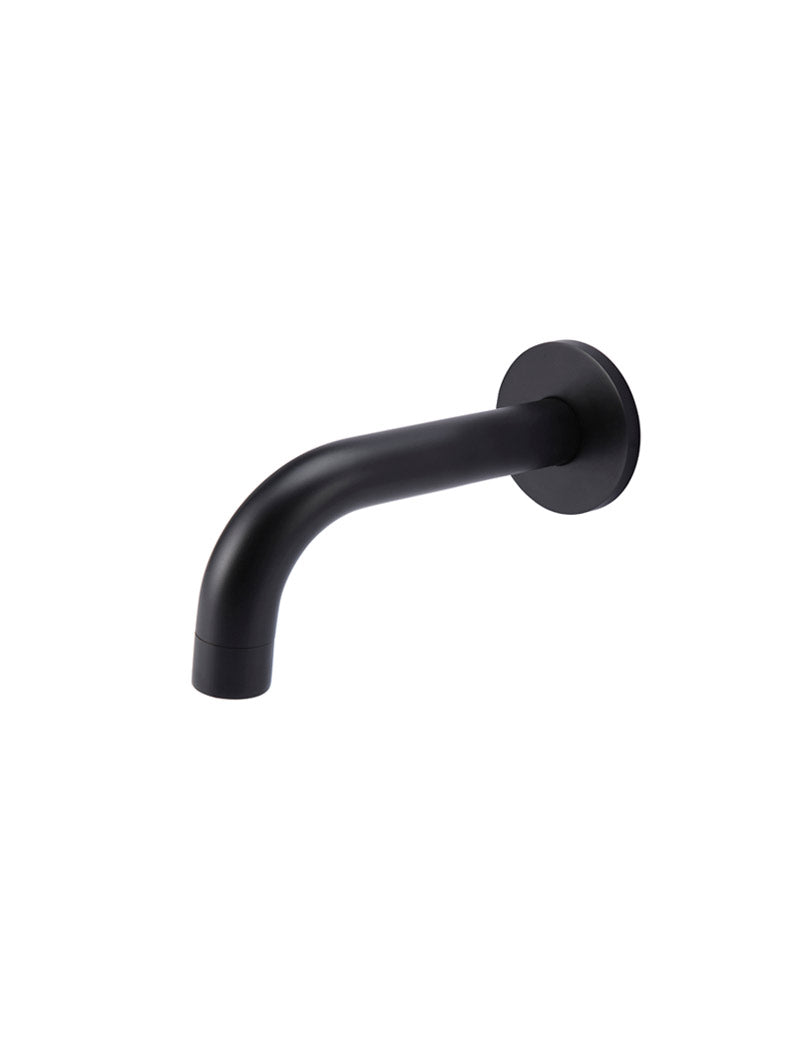 Meir Universal Round Curved Spout 130mm - Matte Black