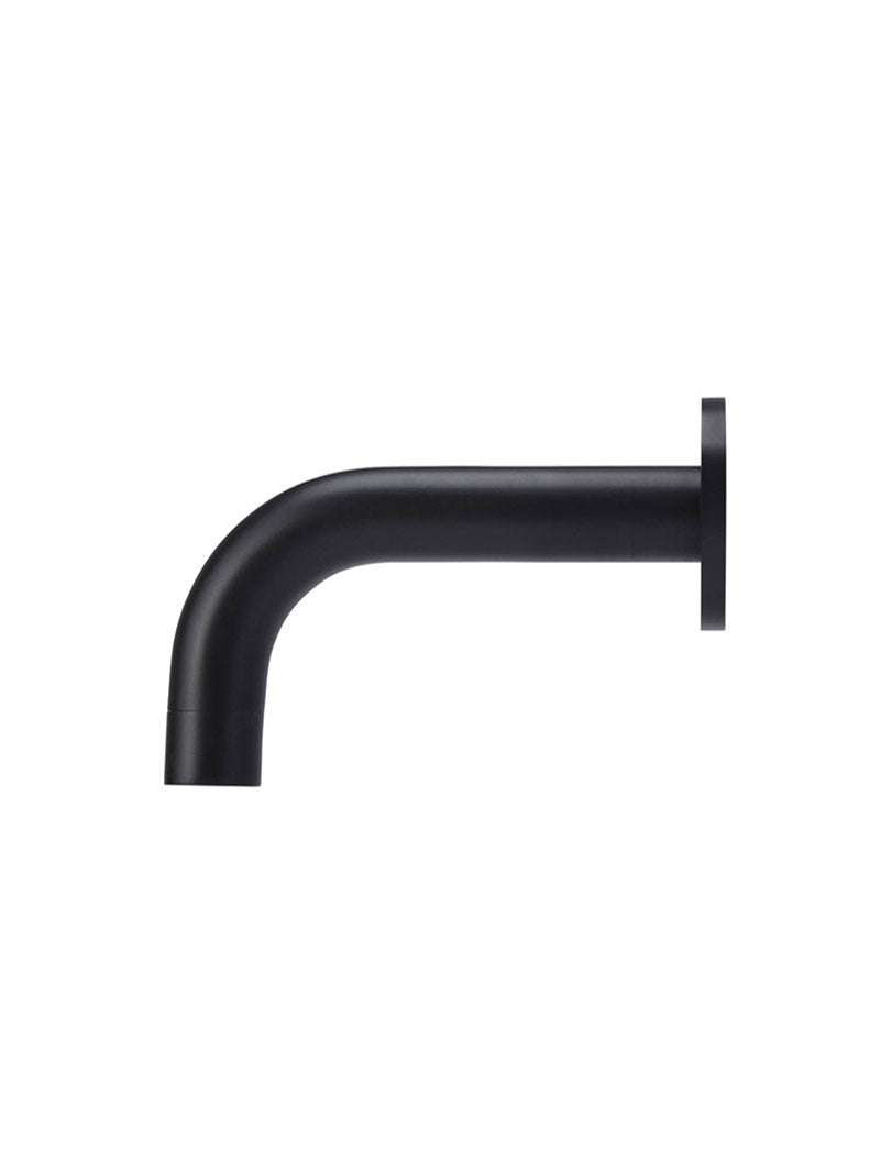 Meir Universal Round Curved Spout 130mm - Matte Black