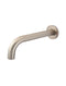 Meir Universal Round Curved Spout - Champagne