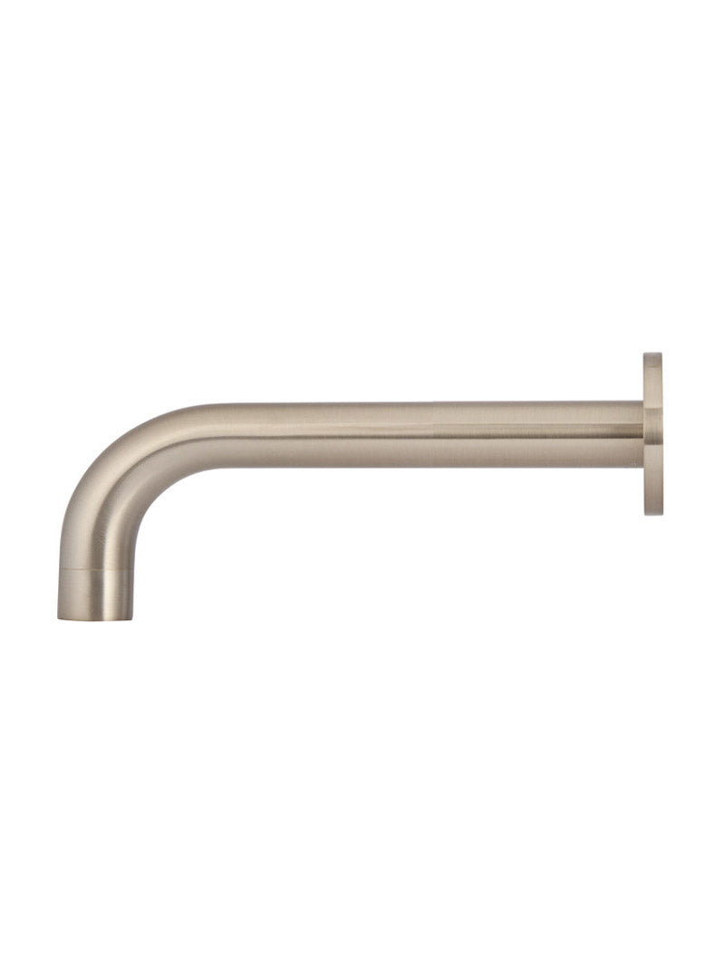 Meir Universal Round Curved Spout - Champagne