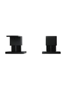 Square Quarter-Turn Wall Top Assemblies - Matte Black