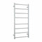 Thermogroup 8 Bar Straight Round Heated Towel Ladder 530mm Polished Stainless Steel