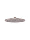 Meir Round Shower Rose 200mm - Champagne