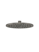 Meir Round Shower Rose 200mm - Shadow Gunmetal