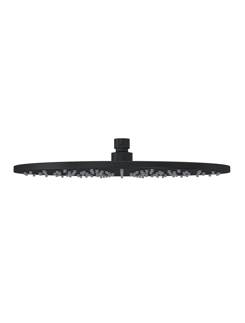 Meir Round Shower Rose 300mm - Matte Black