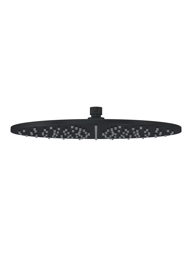 Meir Round Shower Rose 300mm - Matte Black