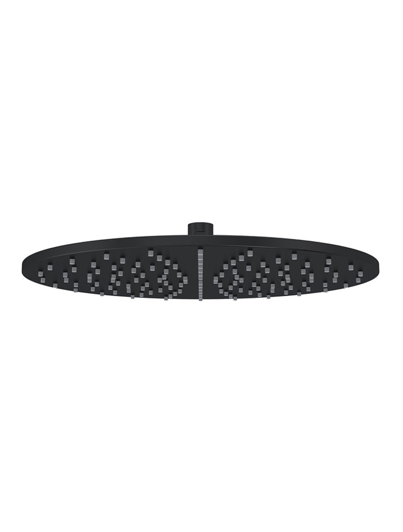 Meir Round Shower Rose 300mm - Matte Black