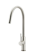 Meir Round Piccola Pull Out Kitchen Mixer Tap - PVD Brushed Nickel