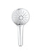 Round Hand Shower Three-Function - Polished Chrome