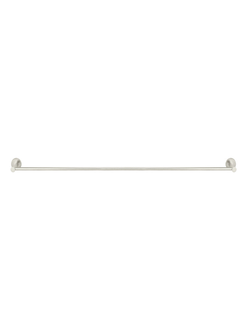 Meir Round Single Towel Rail - PVD Brushed Nickel