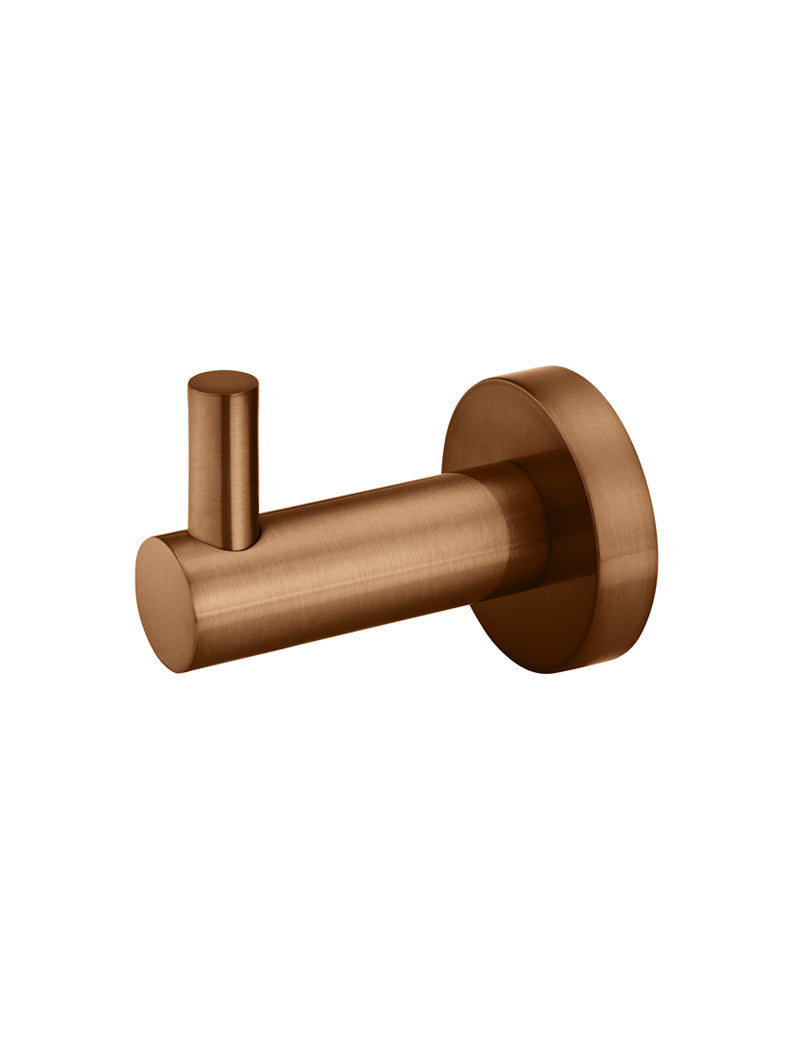 Meir Round Robe Hook - Lustre Bronze