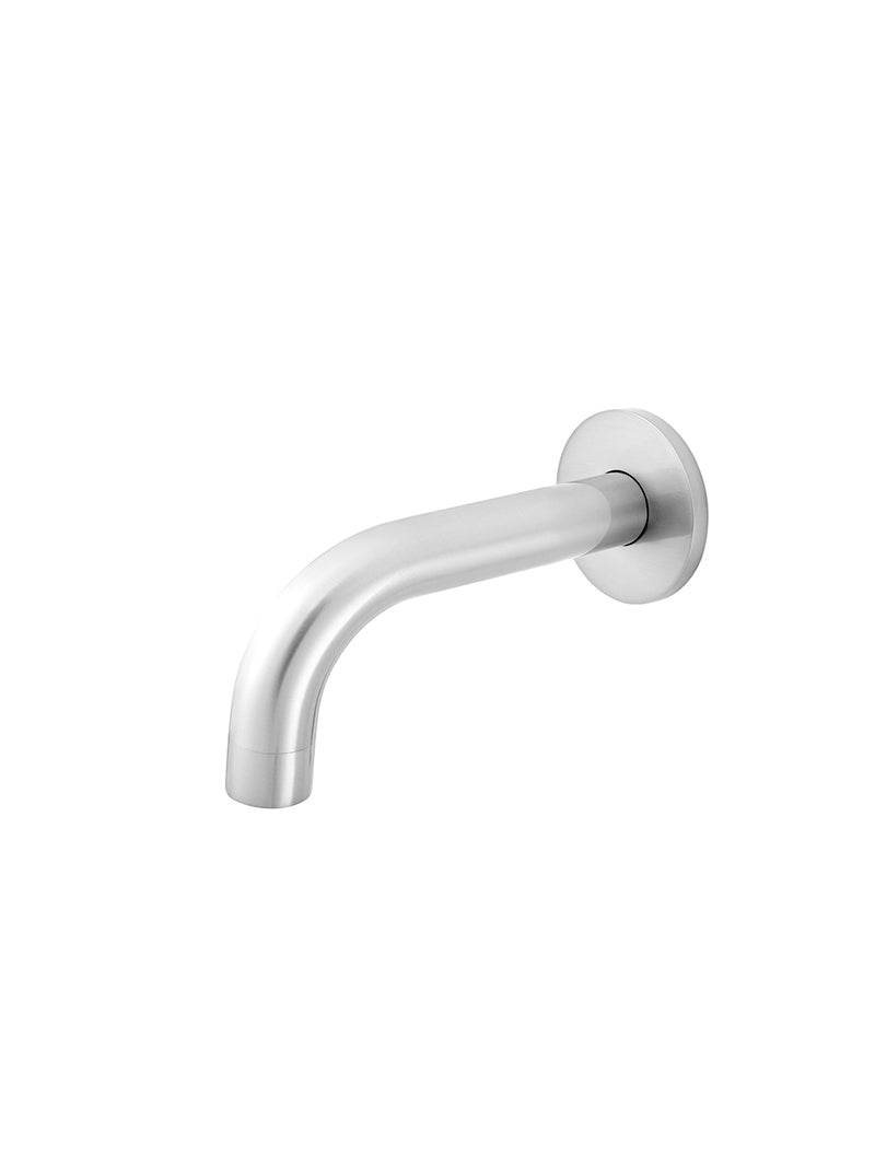 Meir Universal Round Curved Spout 130mm - Polished Chrome