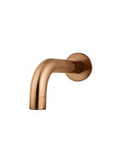 Meir Universal Round Curved Spout 130mm - Lustre Bronze