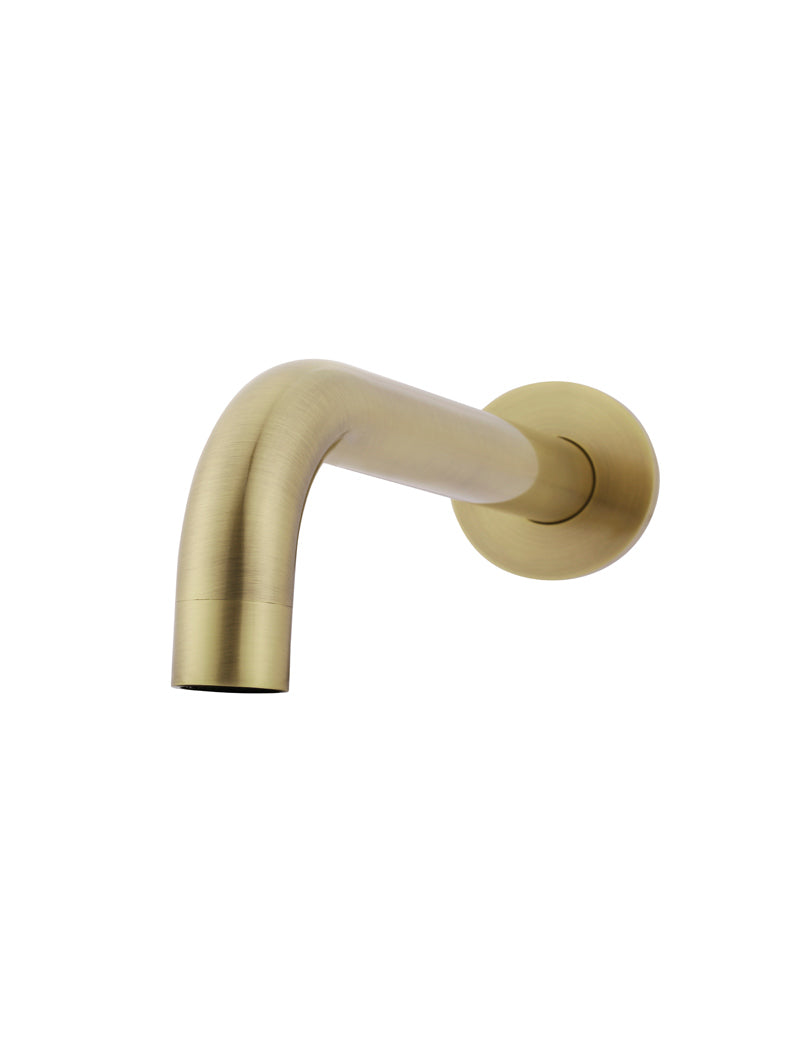 Meir Universal Round Curved Spout - PVD Tiger Bronze