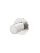 Meir Round Wall Mixer Pinless Handle - Brushed Nickel