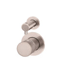 Meir Round Diverter Mixer Pinless Handle - Champagne
