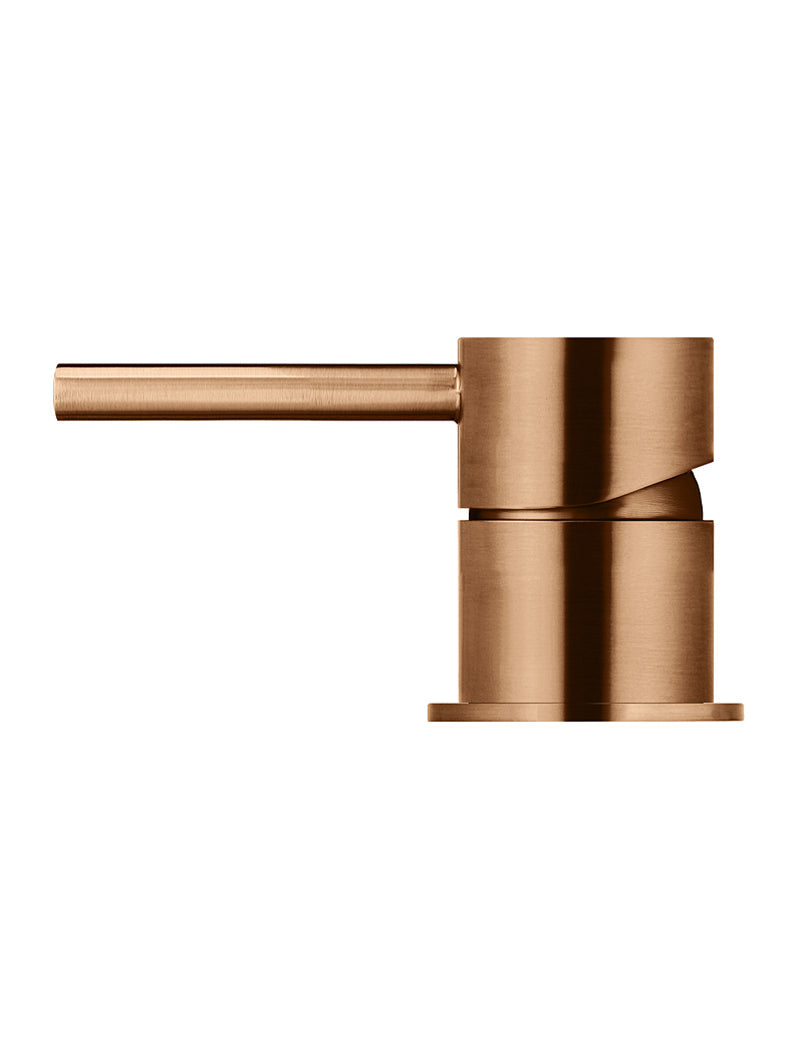 Meir Round Deck Mounted Mixer - Lustre Bronze