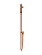 Meir Round Hand Shower on Rail Column - Lustre Bronze