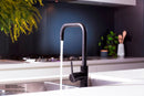 Round Kitchen Mixer Tap - Matte Black