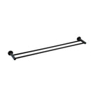 Meir Round Double Towel Rail 600mm - Matte Black